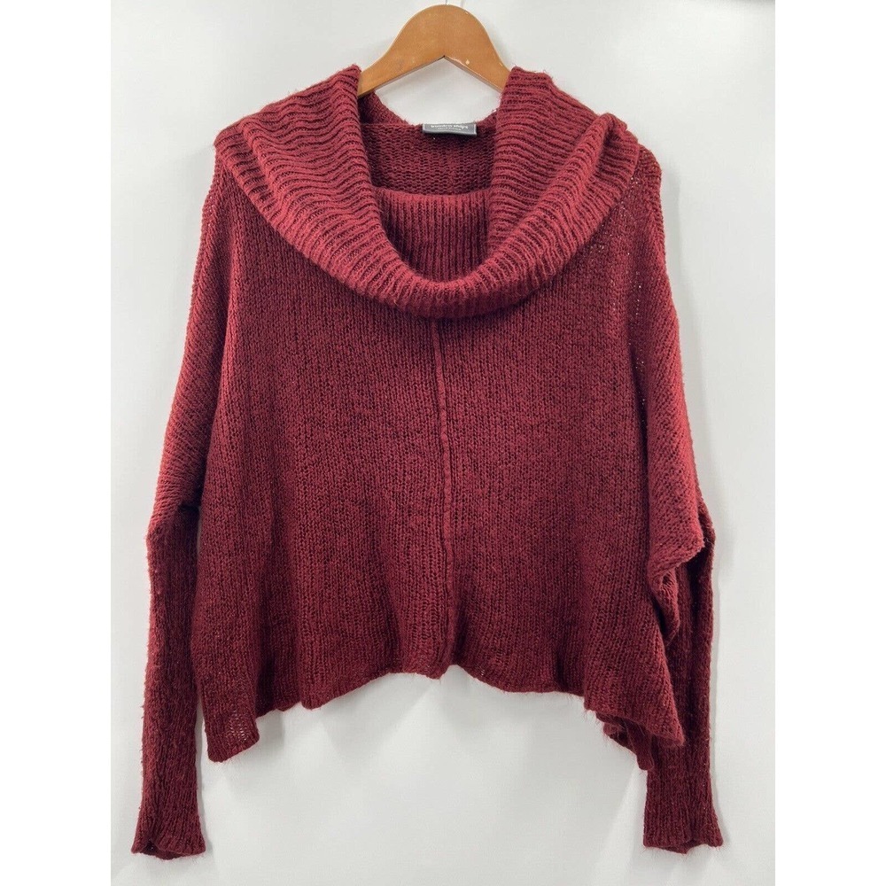 Anthropologie Wooden Ships Women’s Cowl Neck Mohair Wool Blend Knit Sweater X/S